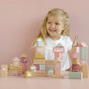 Costruzioni in Legno Blocchi Rosa Pink - Building Blocks Pink