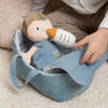 Bambola Neonato Jim in Stoffa Blu con Accessori Sailors Bay - Baby doll Jim Sailors Bay Blue