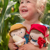 Bambola Coccolosa Contadina Olandese Rosa 35 Cm. - Cuddle doll Dutch Farmer Rosa 35cm