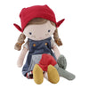 Bambola Coccolosa Contadina Olandese Rosa 35 Cm. - Cuddle doll Dutch Farmer Rosa 35cm