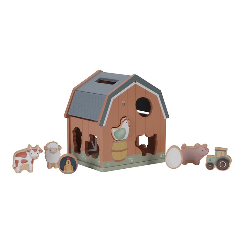 Fattoria Cubo con Forme ad incastro Little Farm - Shape Sorter Little Farm