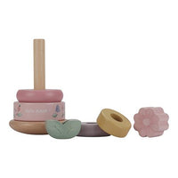 Torre in Legno Impilabile con Anelli Fairy Garden - Rocking Ring Stacker Fairy Garden