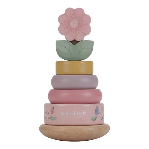 Torre in Legno Impilabile con Anelli Fairy Garden - Rocking Ring Stacker Fairy Garden