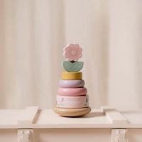 Torre in Legno Impilabile con Anelli Fairy Garden - Rocking Ring Stacker Fairy Garden