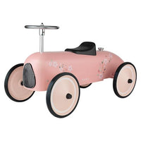 Auto Rosa Cavalcabile in Metallo Retro Ride On Pink