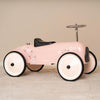 Auto Rosa Cavalcabile in Metallo Retro Ride On Pink