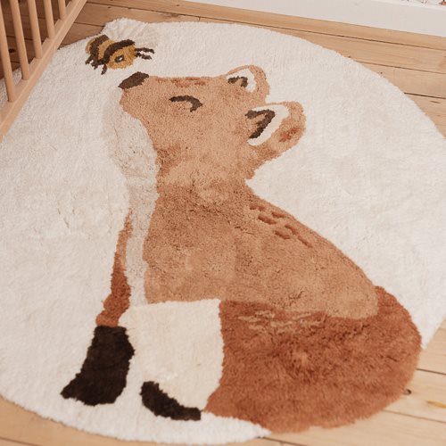 Tappeto Volpe 110 x 110 cm - Rug Fox