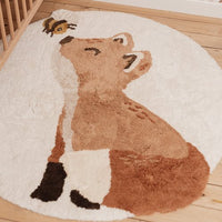 Tappeto Volpe 110 x 110 cm - Rug Fox