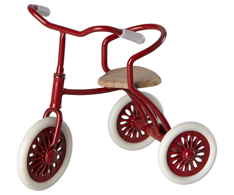 Triciclo per Topini con Rimessa Rosso - Abri à Tricycle, Mouse - Red