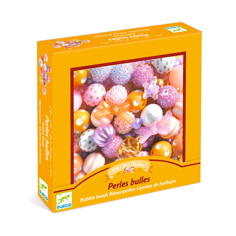 Perline in Legno Perle a Bolle Oro Perle per creare Braccialetti e Collane - Bubble Beads Gold