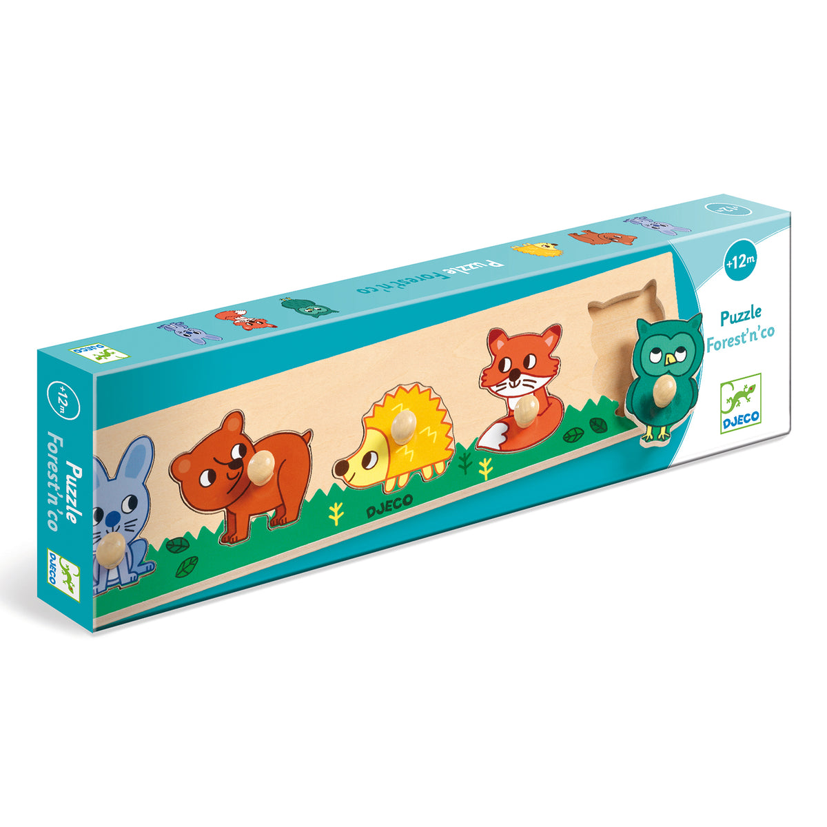 Puzzle ad Incastri con Animali Foresta Forest'n'co