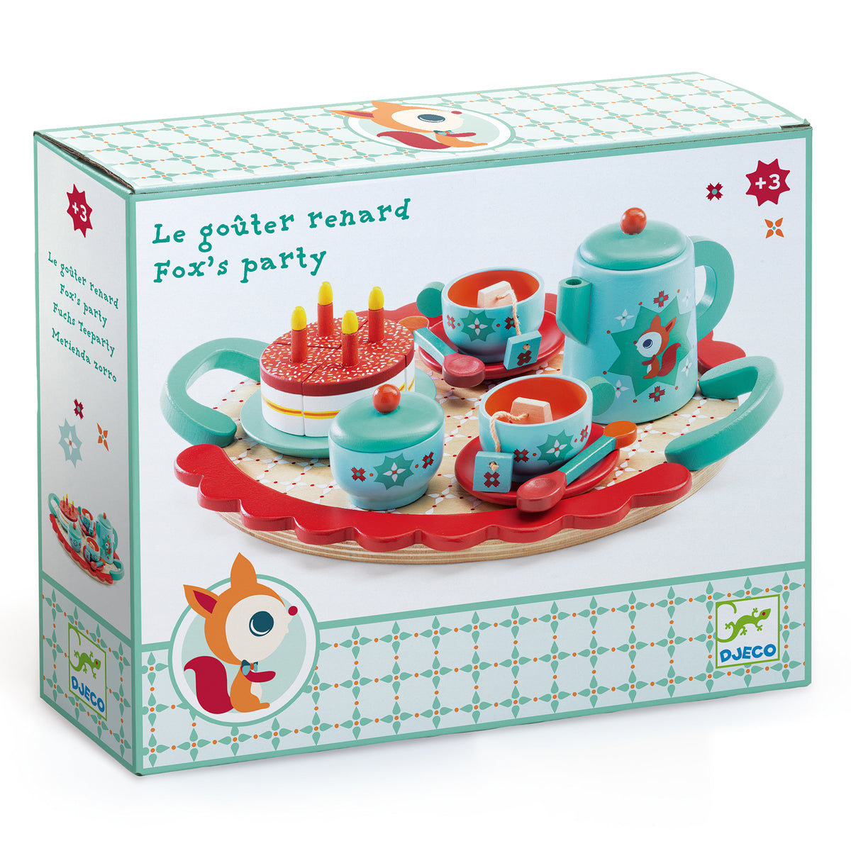 Servizio da Té e Torta -  Fox's Party and Cake Set - Set da Té