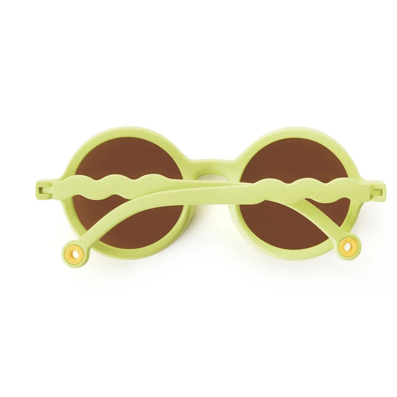 OCCHIALI DA SOLE ROTONDI PER BAMBINI LIME GREEN