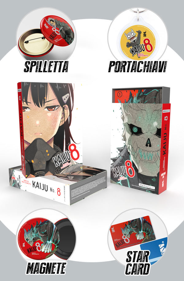 Kaiju No. 8. Monstrous Box con 4 Gadget