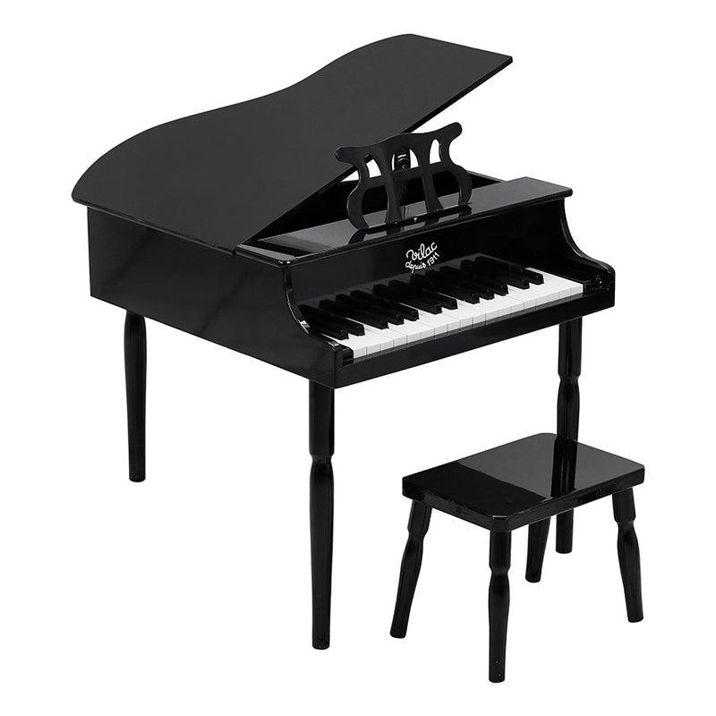 Pianoforte a Coda Nero 30 Tasti con Sgabello - Grand Piano Black 30 Keys with Stool